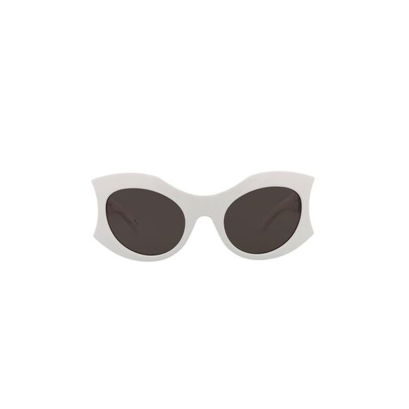 Balenciaga Cat Eye-Frame Bio Injection Sunglasses White Womens - Picture 1 of 6